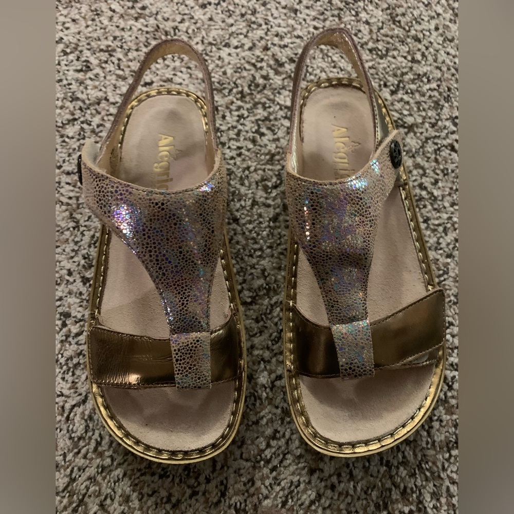 Alegria sandals, size 39 in like new condition.